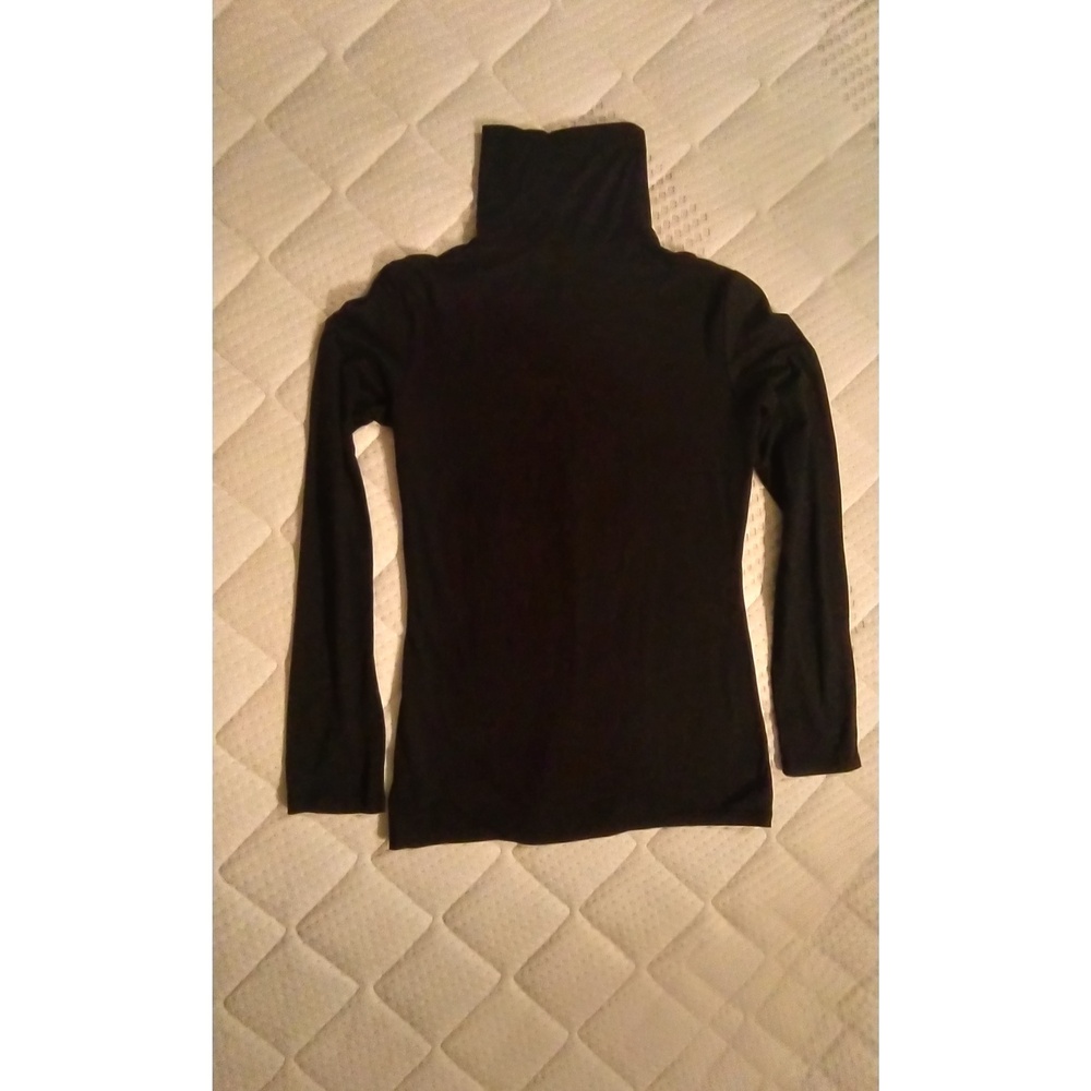 Turtleneck Top Women's Black Turtleneck